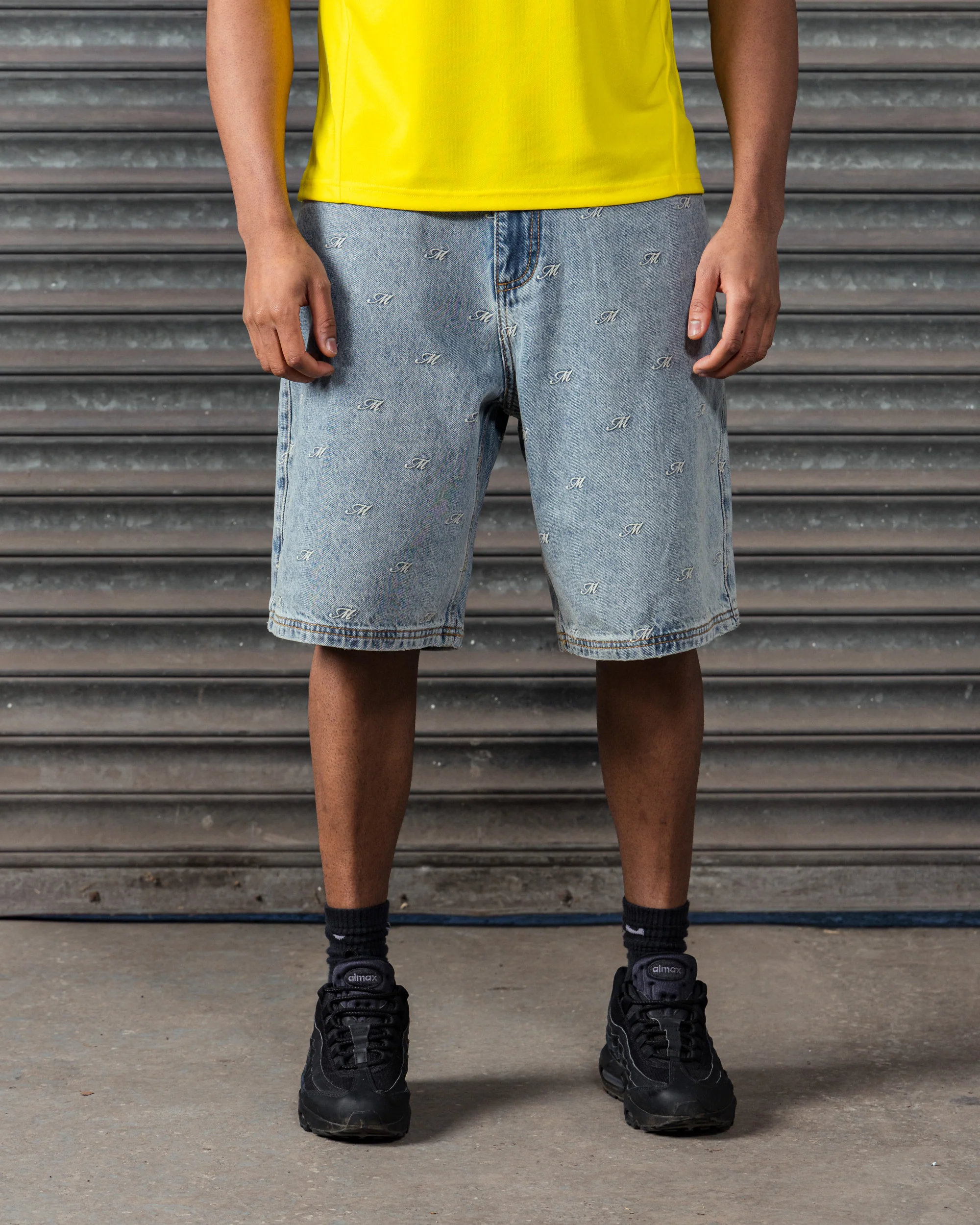 Relaxed Bellingham Washed Denim Jorts - Image 3