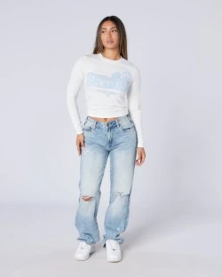 Womens Long Sleeve Fantasy T-shirt White - Image 5