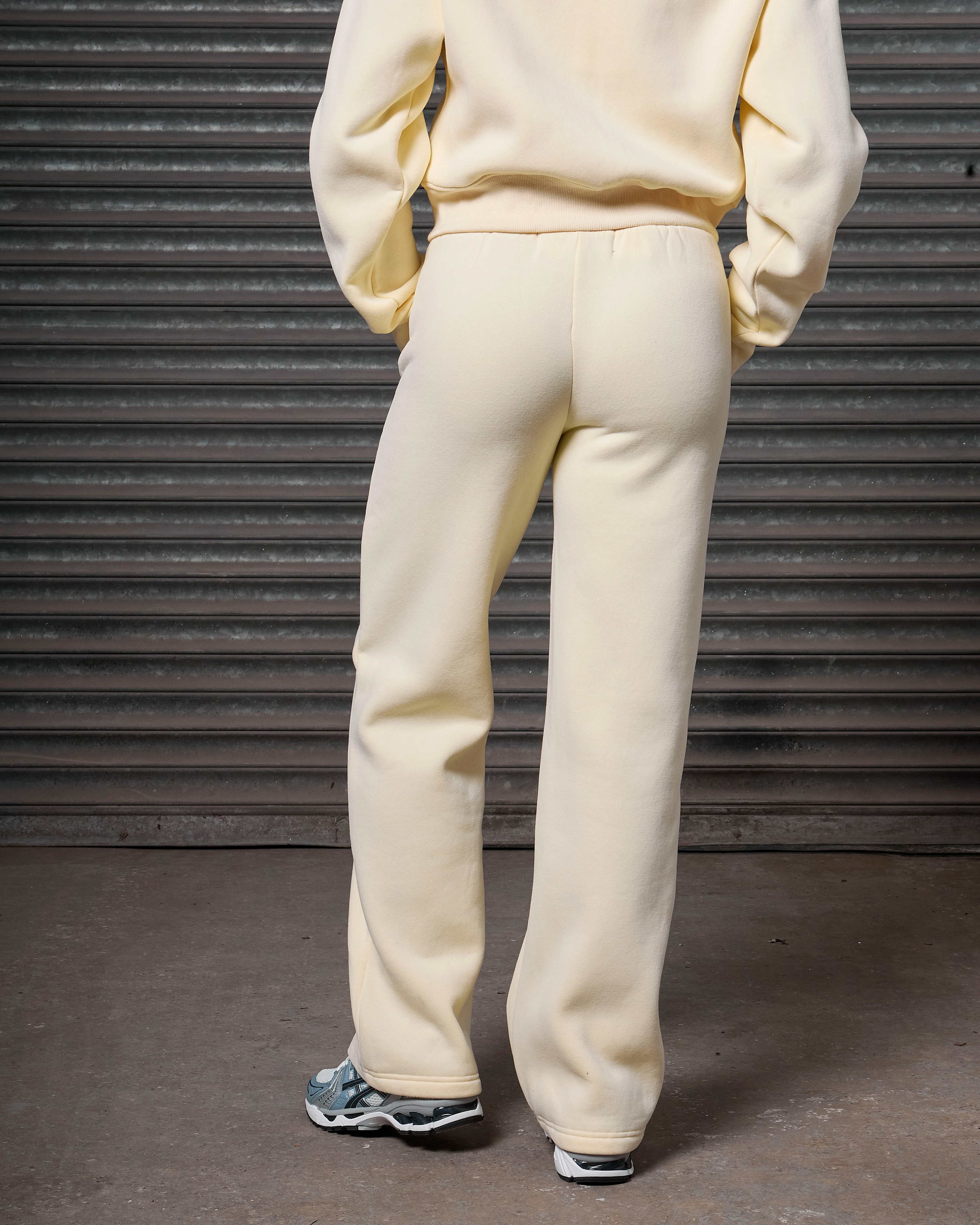 Womens Studded Jogger Lemon - Image 5